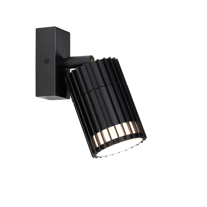 QAZQA Design buiten plafondspot zwart IP44 - Boris