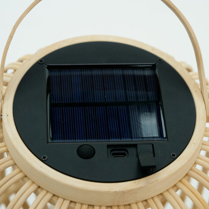 EGLO Marliano Solar Tafellamp - 24 cm - Bruin|Zwart|Wit