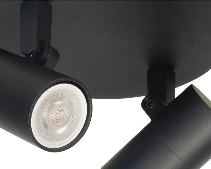 Highlight Spot Piccolo Zwart GU10 mini 35mm 2-Lichts Ø 15cm