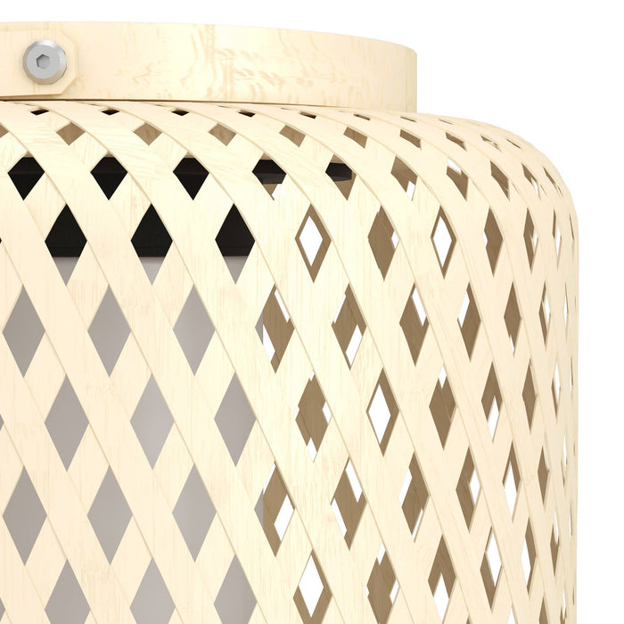 EGLO Marliano Solar Tafellamp - 24 cm - Bruin|Zwart|Wit