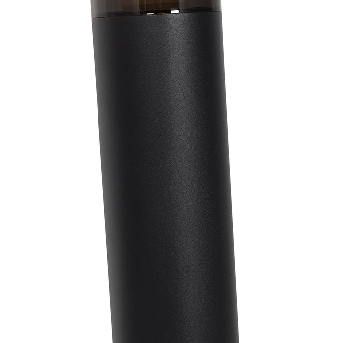 QAZQA Moderne buitenlamp paal zwart 80 cm IP44 - Rox