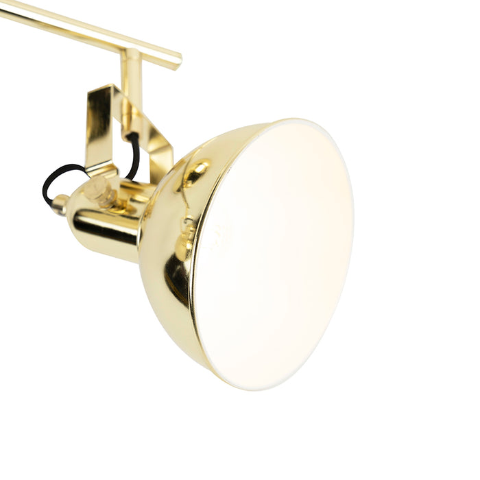 QAZQA Art Deco plafondspot goud 2-lichts - Tommy