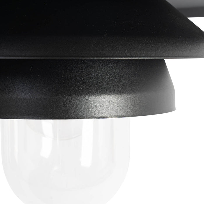 QAZQA Design buiten plafondlamp zwart IP44 - Morty