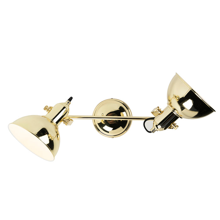 QAZQA Art Deco plafondspot goud 2-lichts - Tommy