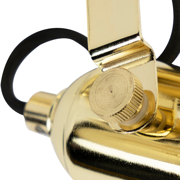 QAZQA Art Deco plafondspot goud 2-lichts - Tommy