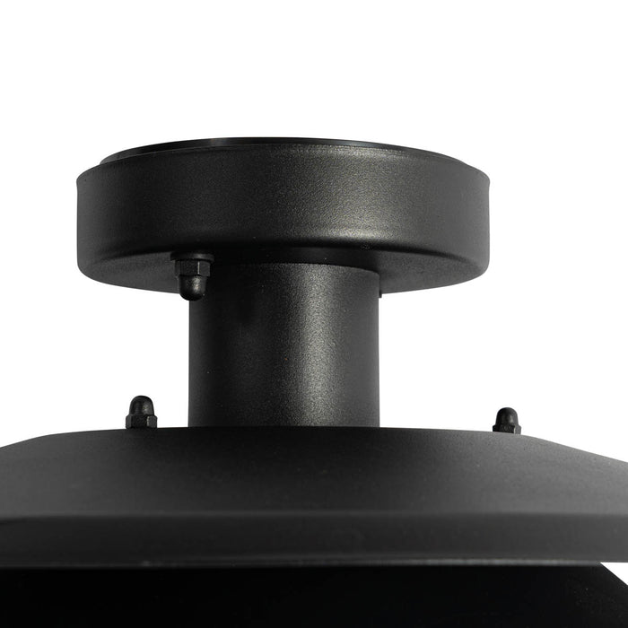QAZQA Design buiten plafondlamp zwart IP44 - Morty