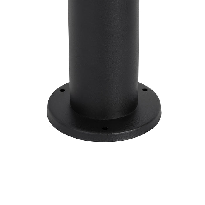 QAZQA Staande buitenlamp zwart 45 cm IP44 verstelbaar 2-lichts - Duo