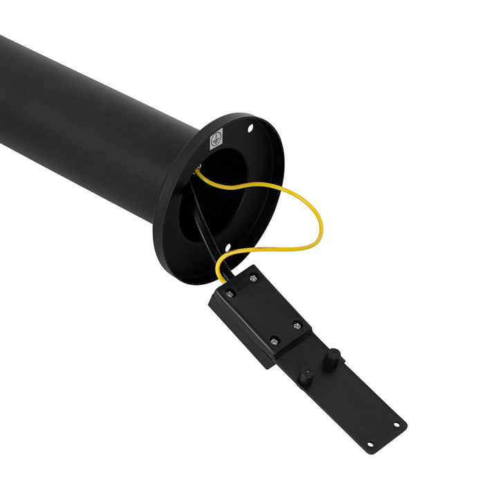 QAZQA Staande buitenlamp zwart 45 cm IP44 verstelbaar 2-lichts - Duo