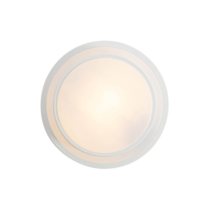 QAZQA Moderne plafondlamp wit 25 cm IP44 - Walden