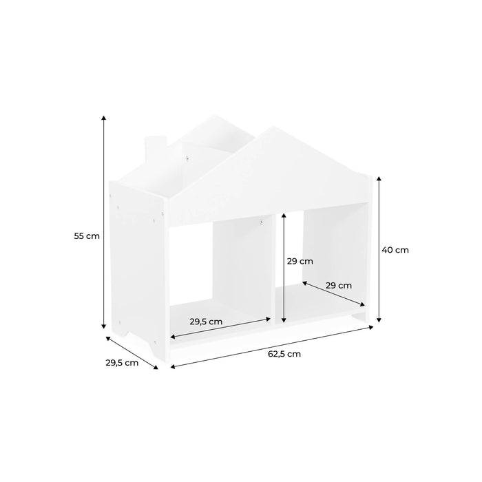 sweeek - Kinderboekenkast, 4 planken