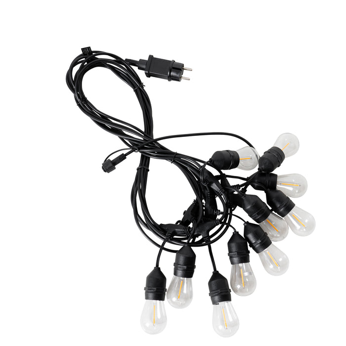 QAZQA Lichtsnoer LED 10 meter 10-lichts helder IP44 - Chill