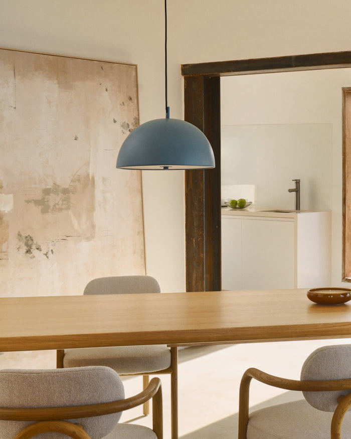 Kave Home - Abstract schilderij Silpa donkerbeige 200 x 120 cm