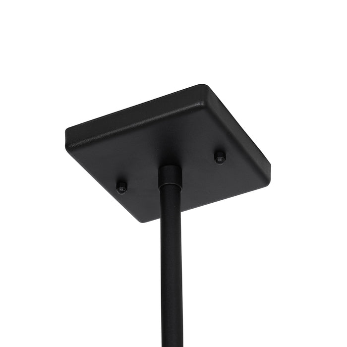 QAZQA Industriële buiten hanglamp zwart IP44 - Charlois