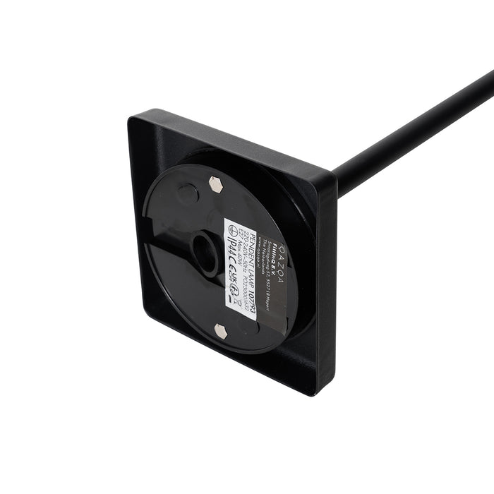 QAZQA Industriële buiten hanglamp zwart IP44 - Charlois