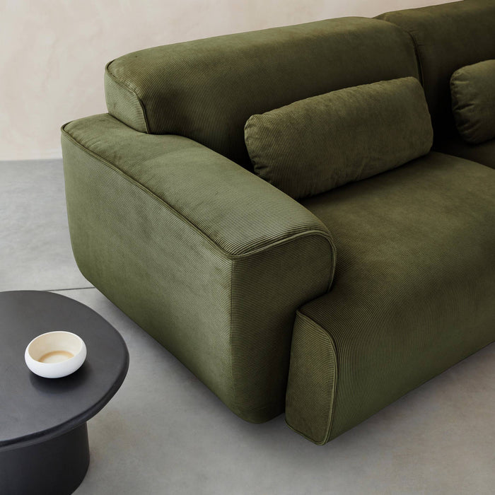 sweeek - 3-zitsbank met corduroy bekleding