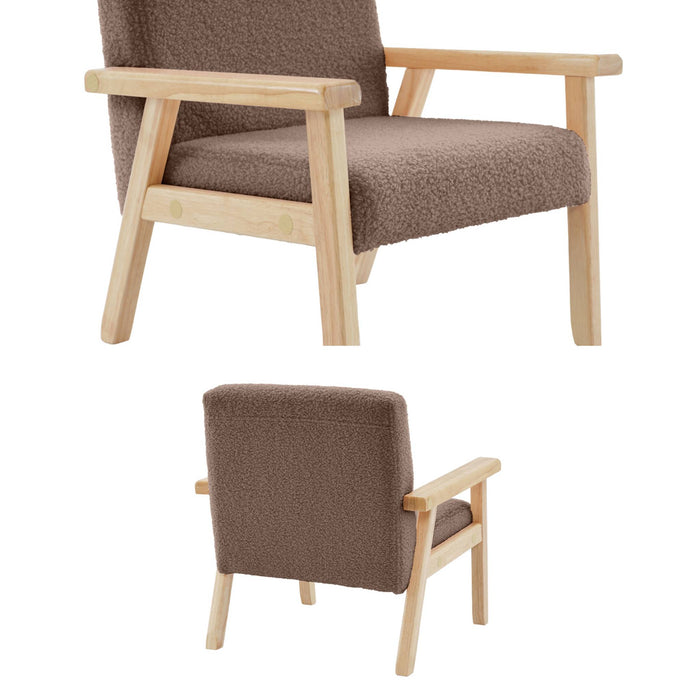 sweeek - Scandinavische kinderfauteuil in heveahout