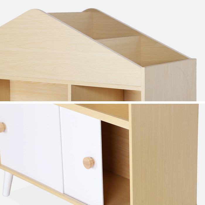 sweeek - 2-deurs kinderboekenkast, legplanken