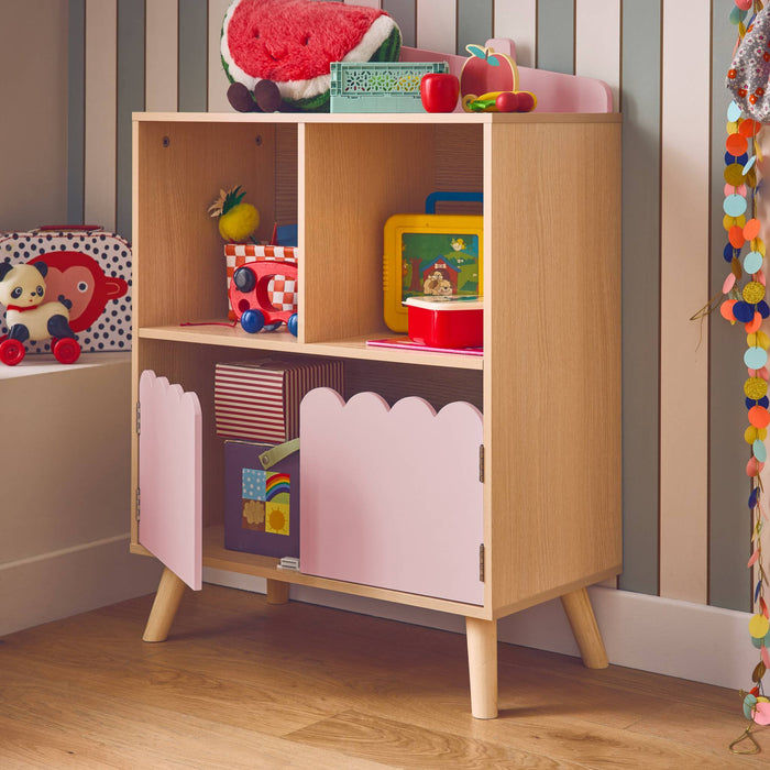 sweeek - Kinderboekenkast met 2 planken en 2 deuren