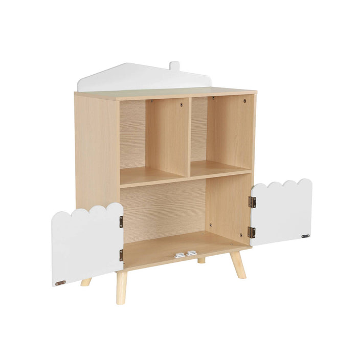 sweeek - Kinderboekenkast met 2 planken en 2 deuren