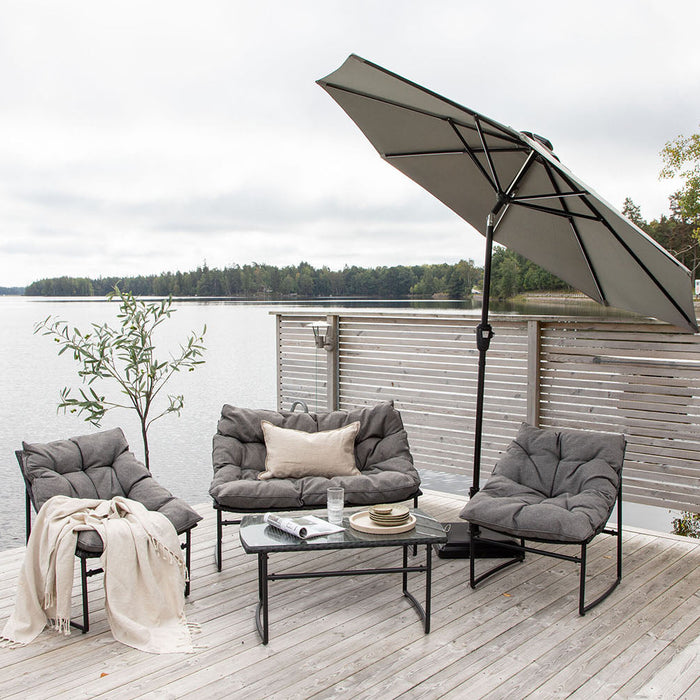 Rebellenclub Holly Parasol - ø240cm - Grijs