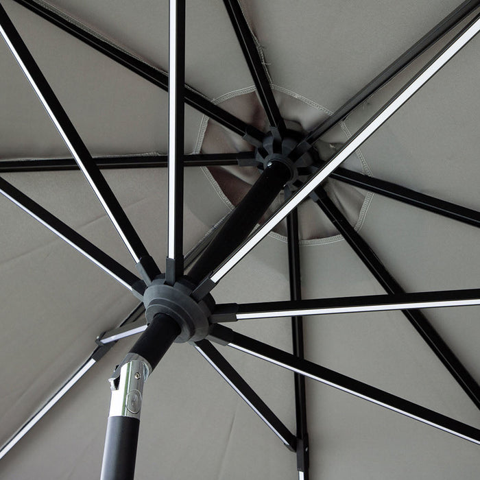 Rebellenclub Holly Parasol - ø240cm - Grijs