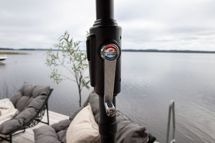 Rebellenclub Holly Parasol - ø240cm - Grijs