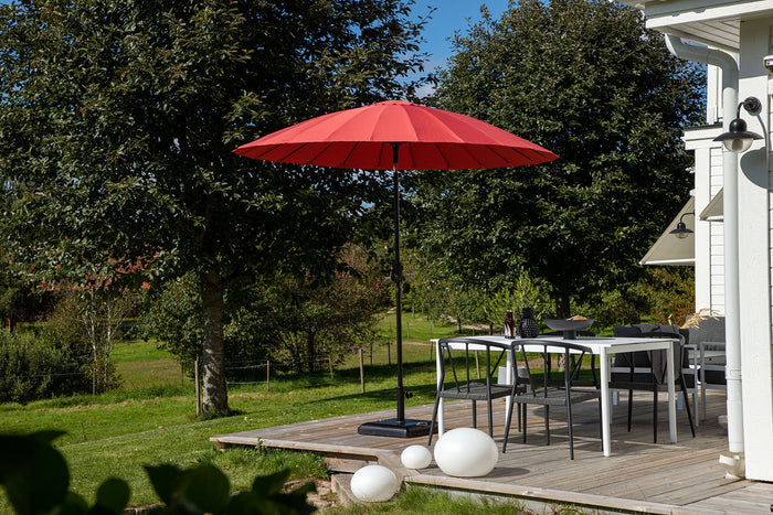 Rebellenclub Poppy Parasol - ø270cm - Rood