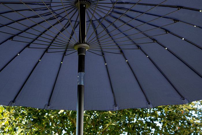 Rebellenclub Poppy Parasol - ø270cm - Blauw