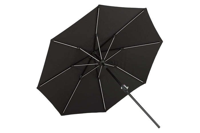 Rebellenclub Holly Parasol - ø240cm - Zwart