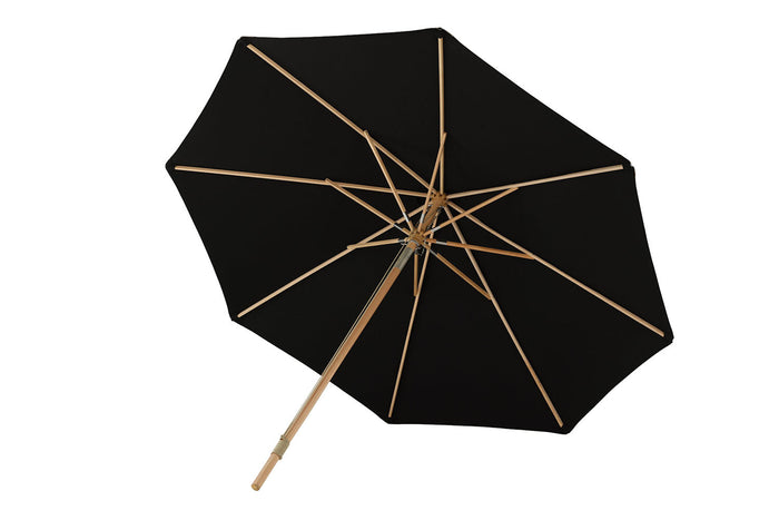 Rebellenclub Junip Parasol - ø330cm - Zwart