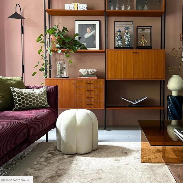 by fonQ Ribbon 4-zitsbank - Rib - Bordeaux