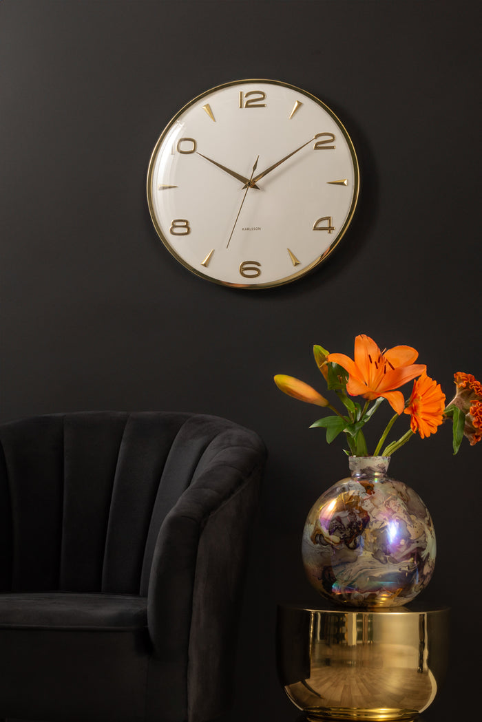 Karlsson - Wall Clock Sienna Glow