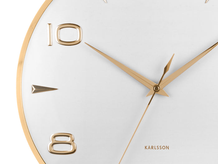 Karlsson - Wall Clock Sienna Glow