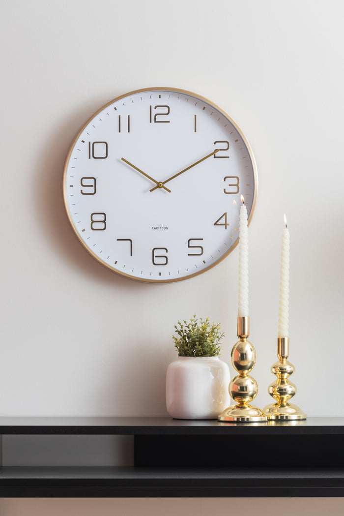 Karlsson - Wall Clock Elegance Glow