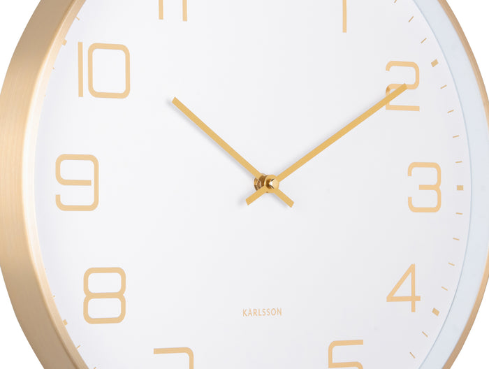 Karlsson - Wall Clock Elegance Glow
