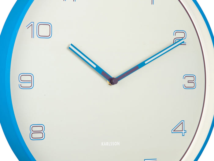 Karlsson - Wall Clock Lined Numbers