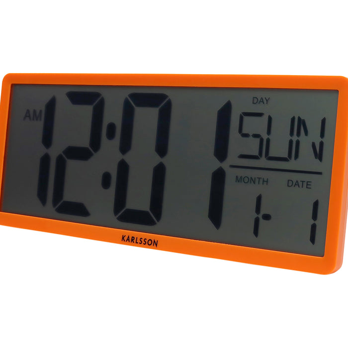 Karlsson - Wall|Table Clock Retro LCD