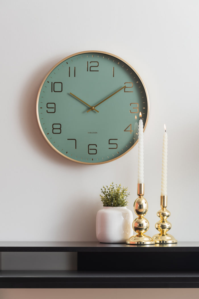 Karlsson - Wall Clock Elegance Glow
