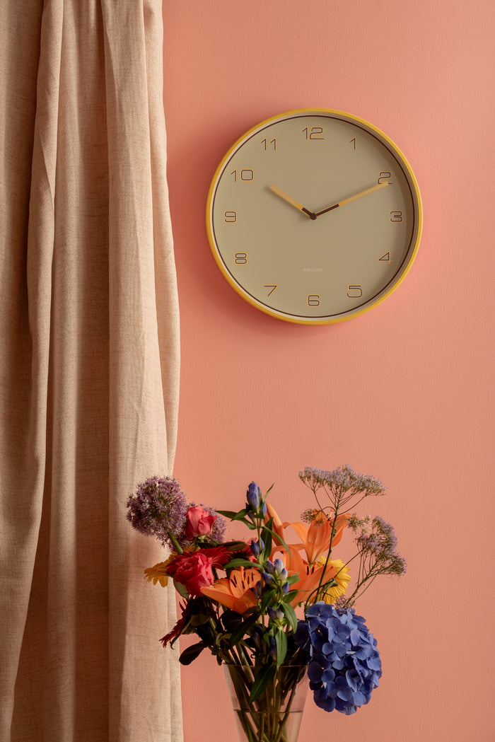 Karlsson - Wall Clock Lined Numbers