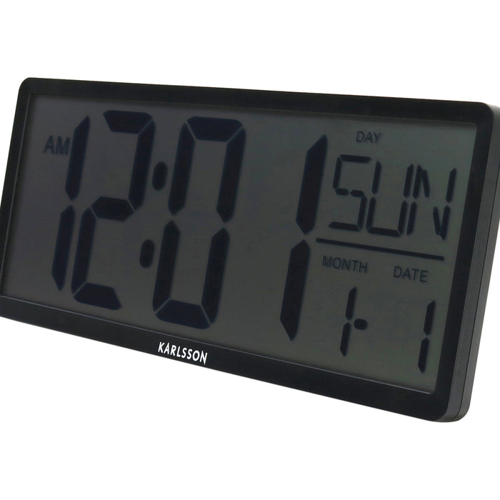 Karlsson - Wall|Table Clock Retro LCD