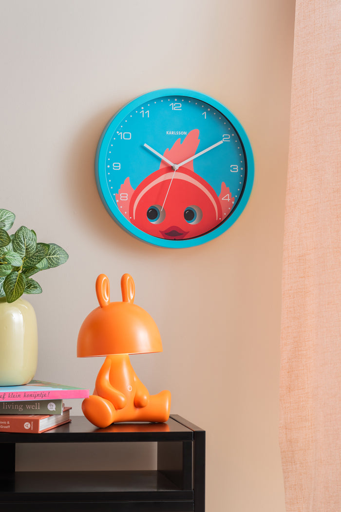 Karlsson - Wall Clock Peekaboo Goldfish