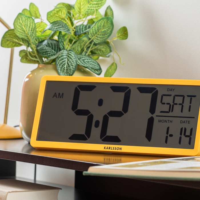 Karlsson - Wall|Table Clock Retro LCD