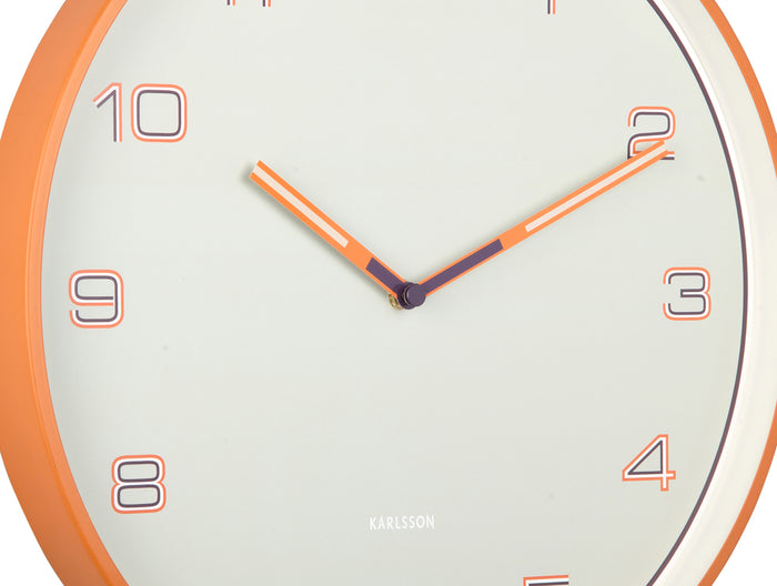 Karlsson - Wall Clock Lined Numbers