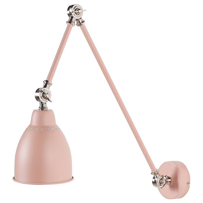 Beliani - MISSISSIPPI L - Wandlamp - Pastelroze - Metaal