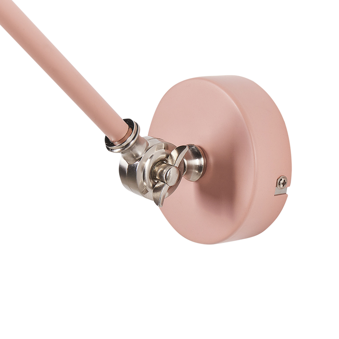 Beliani - MISSISSIPPI L - Wandlamp - Pastelroze - Metaal