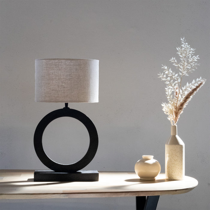 Giga Meubel - Tafellamp Zwart - 30cm - Tafellamp Nils