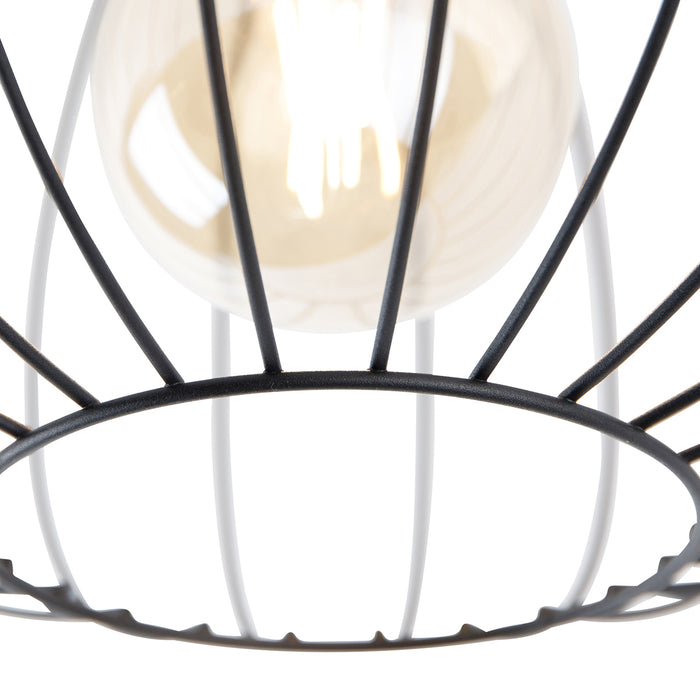 QAZQA Smart plafonnière zwart incl. Wifi G95 - Margarita