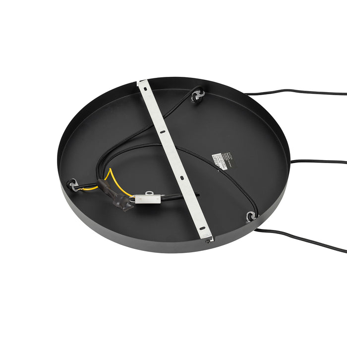 QAZQA Design hanglamp zwart met goud glas 3-lichts - Bert