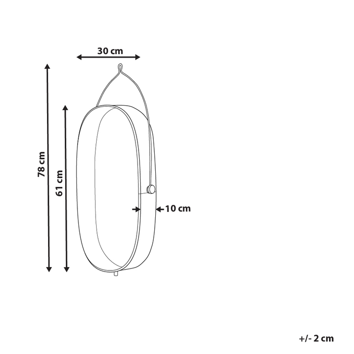 Beliani - KUNTHI - Wandlamp - Messing - Metaal