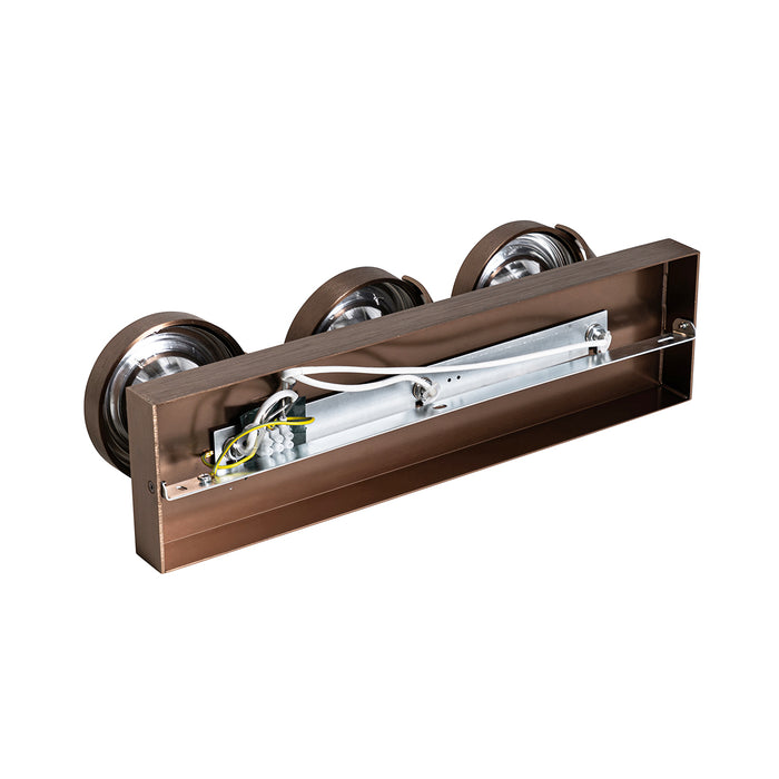 QAZQA Design spot donkerbrons 3-lichts draai- en kantelbaar - Go